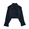 Elvina | Kort Trenchcoat