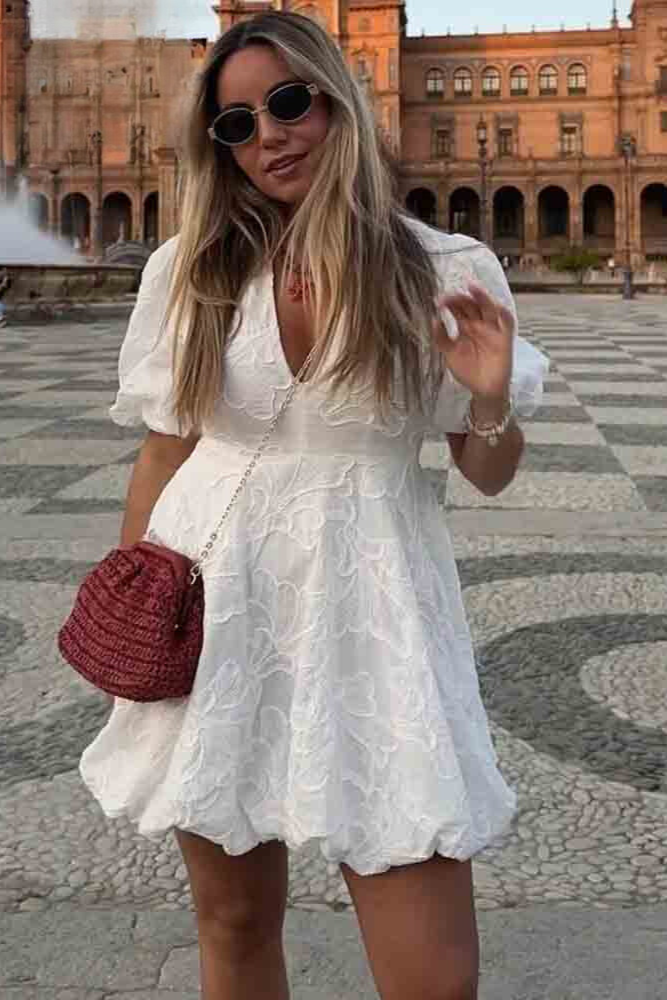 Ingrid | Brodert Sommerkjole