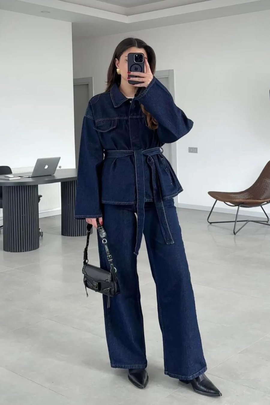 Elina | Denim Kimono Sett