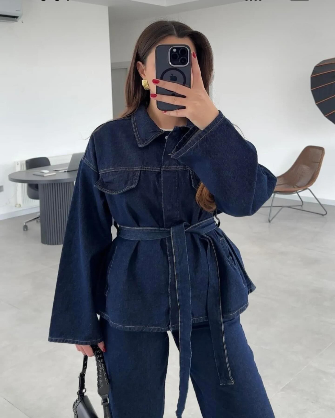 Elina | Denim Kimono Sett