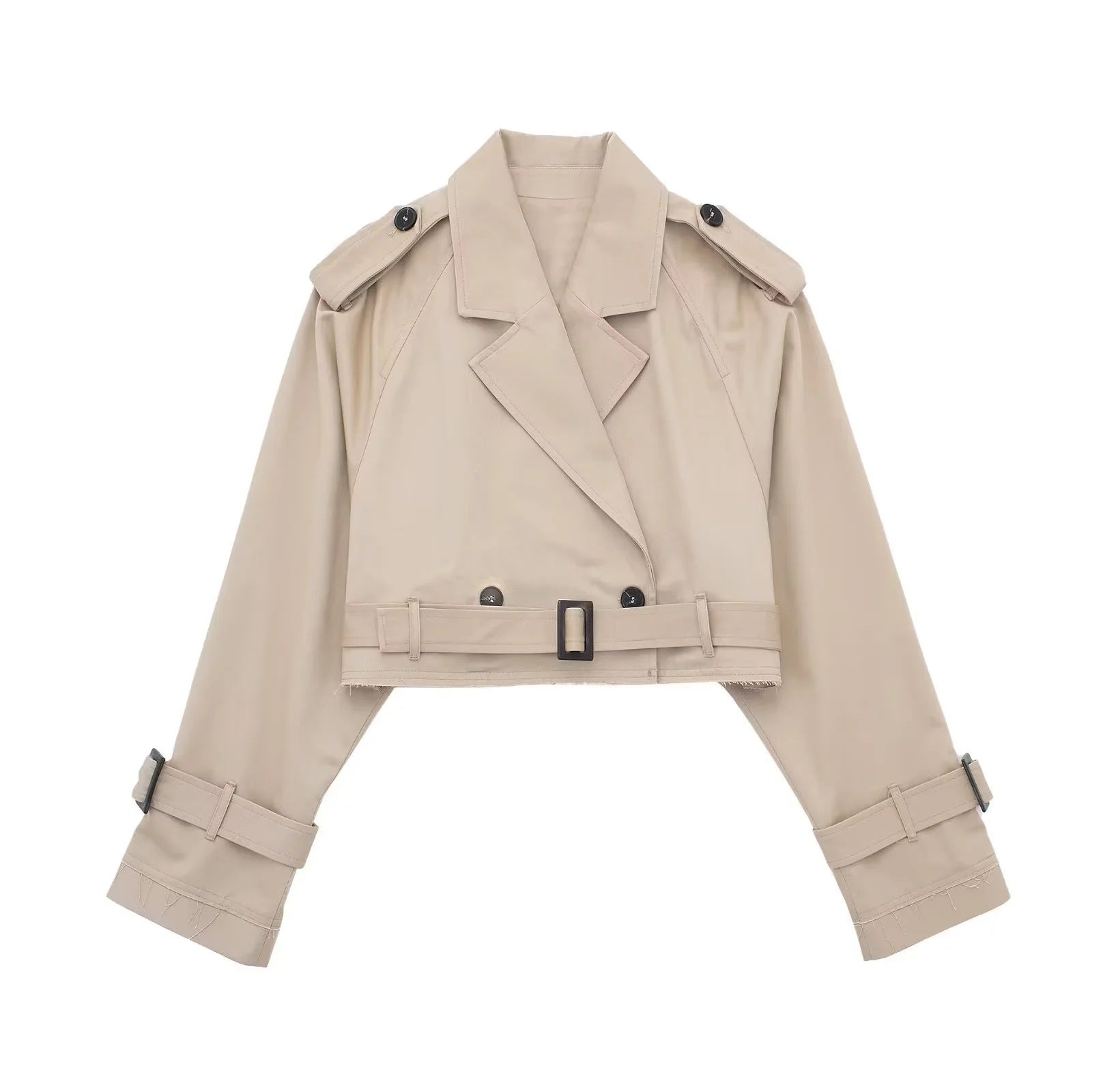 Elvina | Kort Trenchcoat