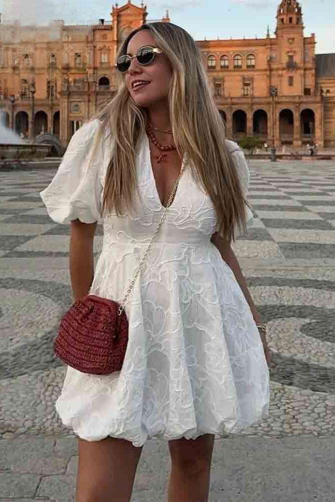 Ingrid | Brodert Sommerkjole