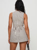 Live | Romper Brown Stripe Tall
