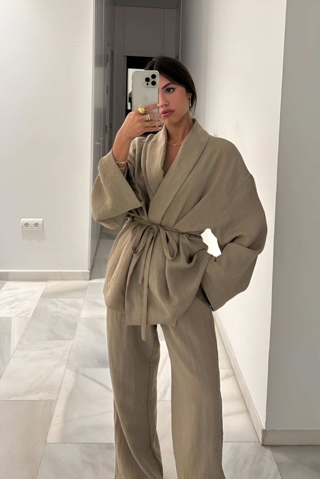 Meral | Spring Flare Linen Set