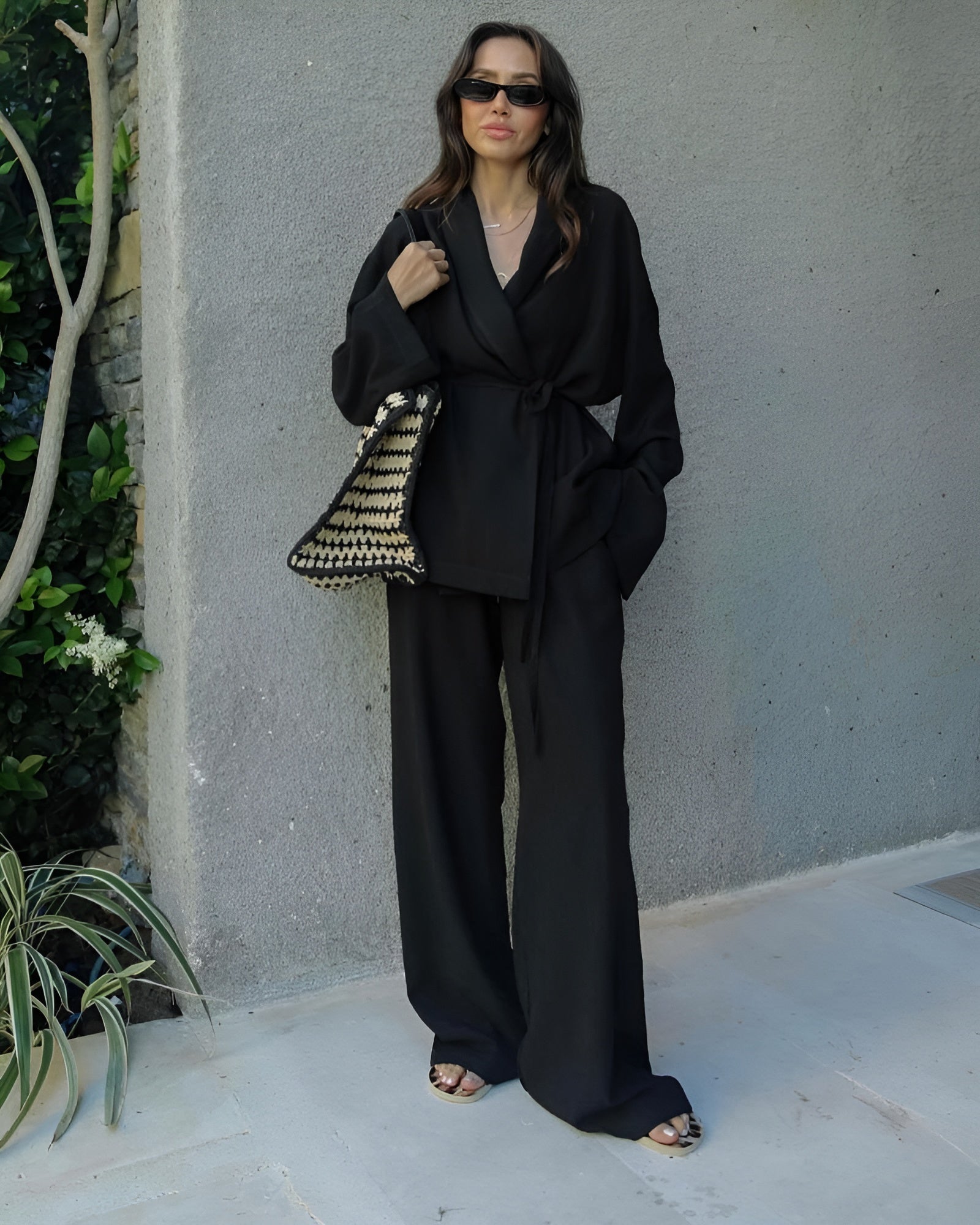 Meral | Spring Flare Linen Set