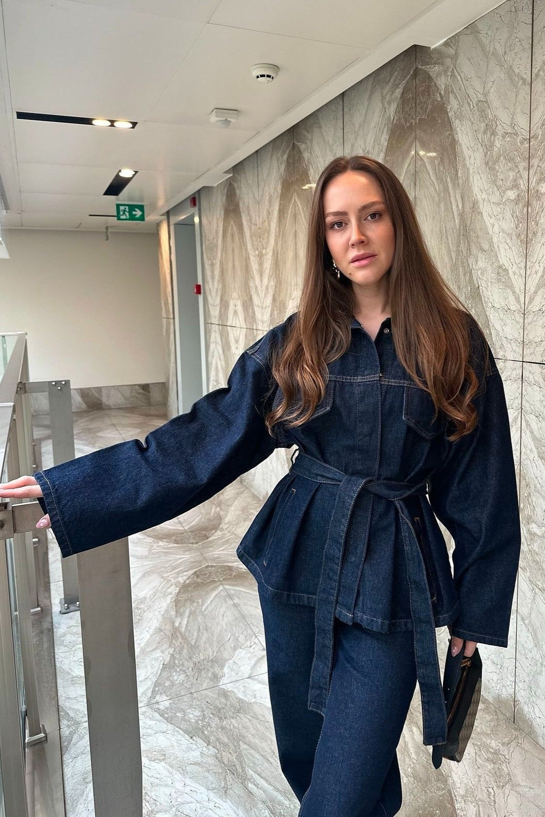 Elina | Denim Kimono Sett