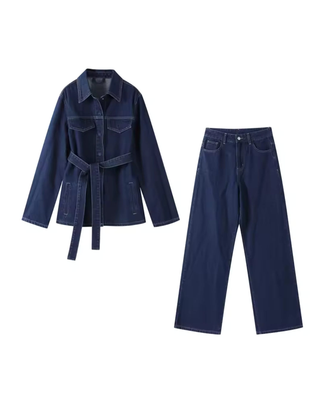 Elina | Denim Kimono Sett
