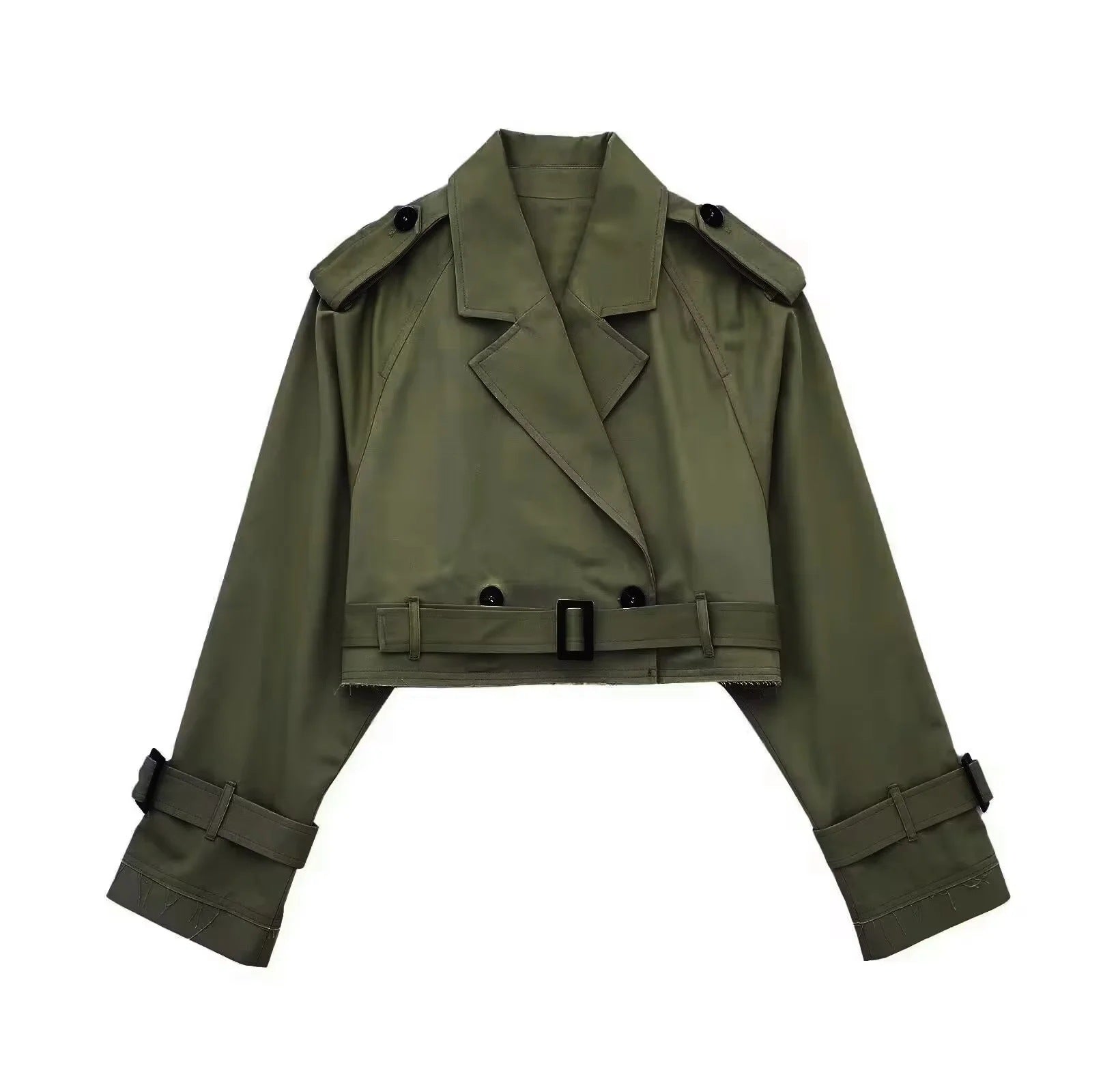 Elvina | Kort Trenchcoat
