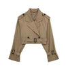Elvina | Kort Trenchcoat