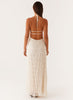 Sofie | Halterneck Maxi Kjole