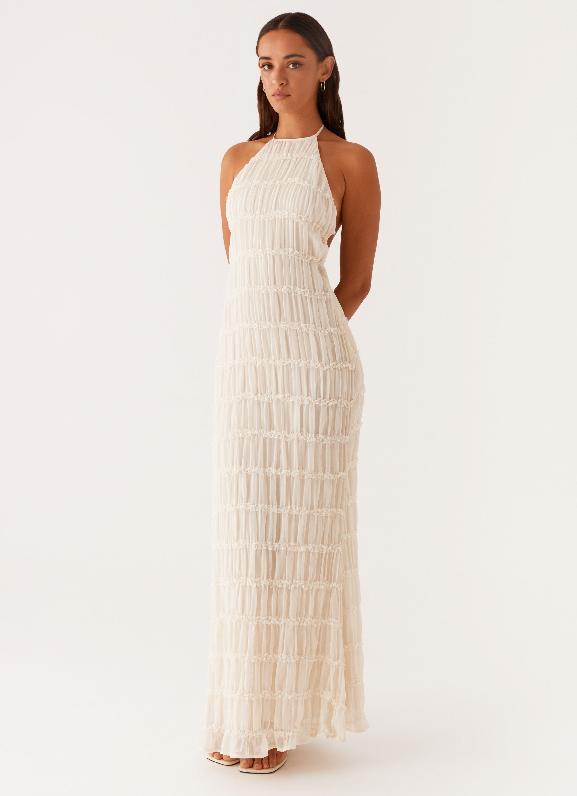 Sofie | Halterneck Maxi Kjole