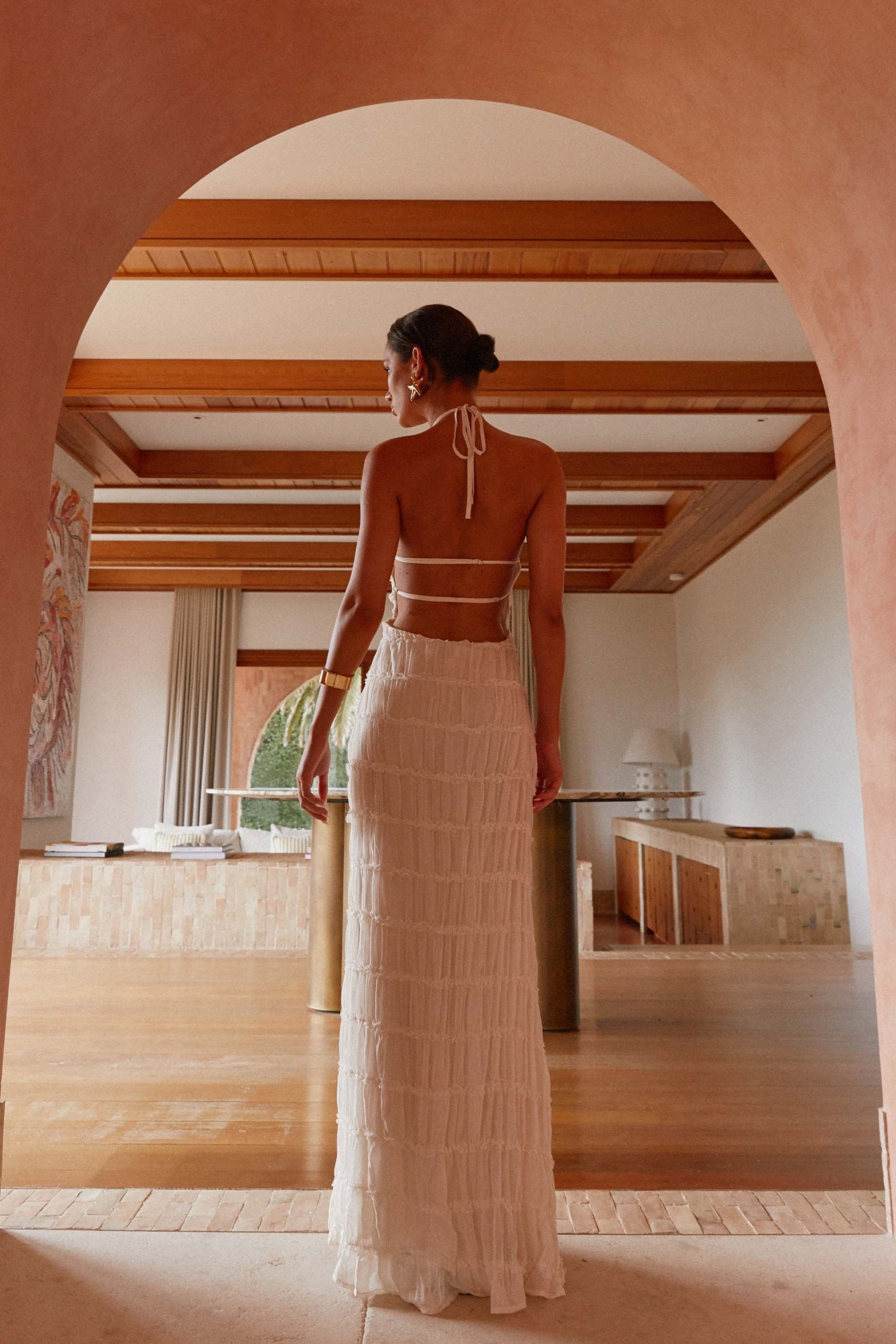 Sofie | Halterneck Maxi Kjole