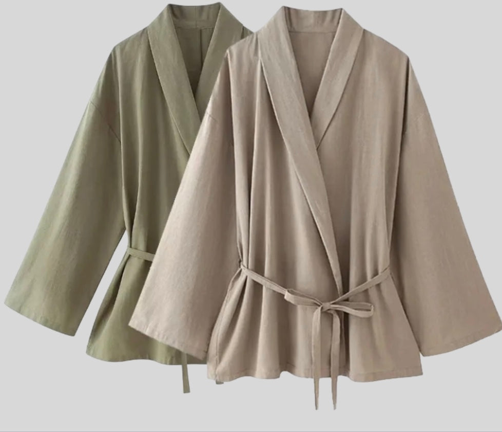 Meral | Spring Flare Linen Set