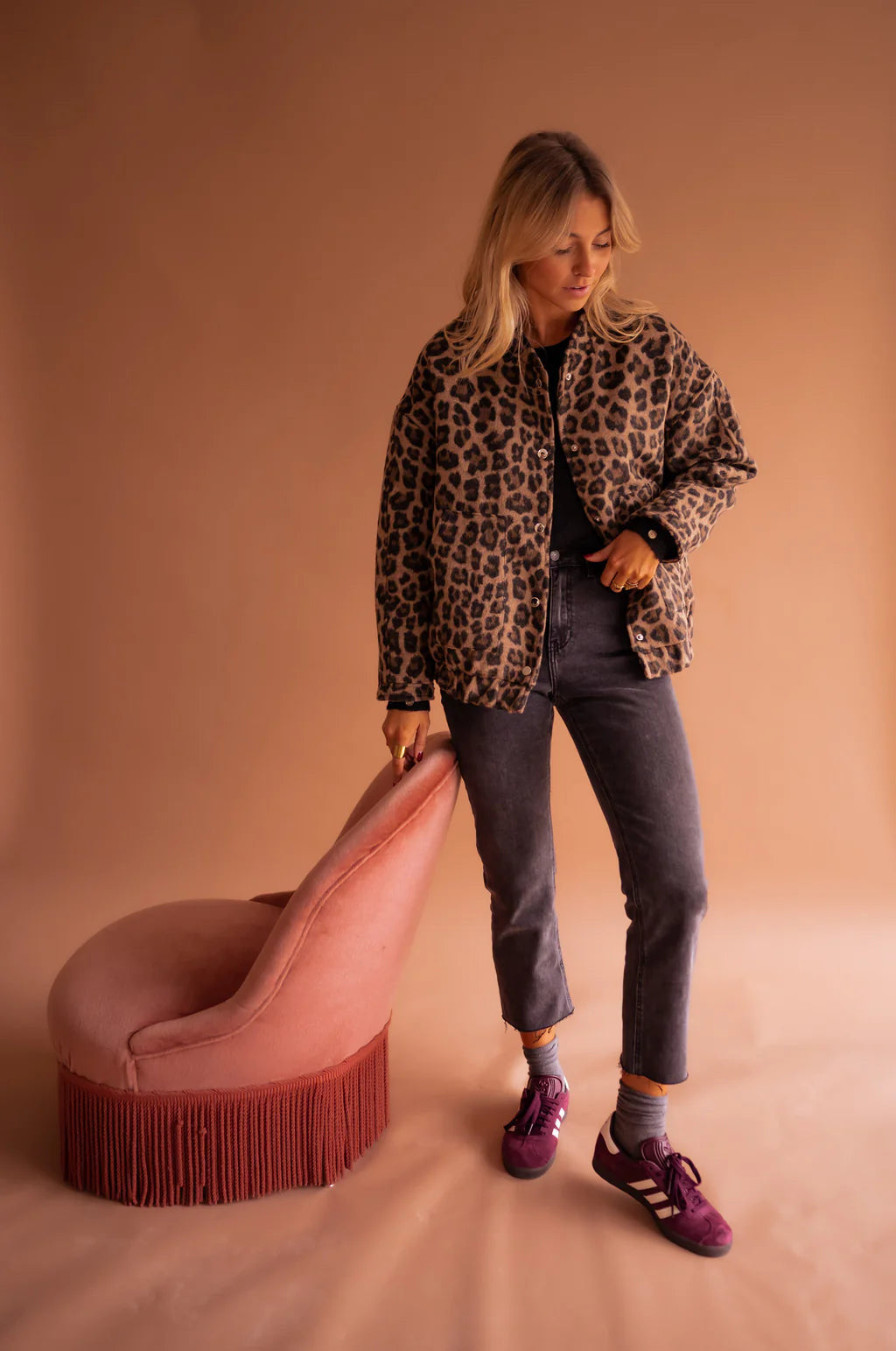 Nova | Leopard-Bomberjakke