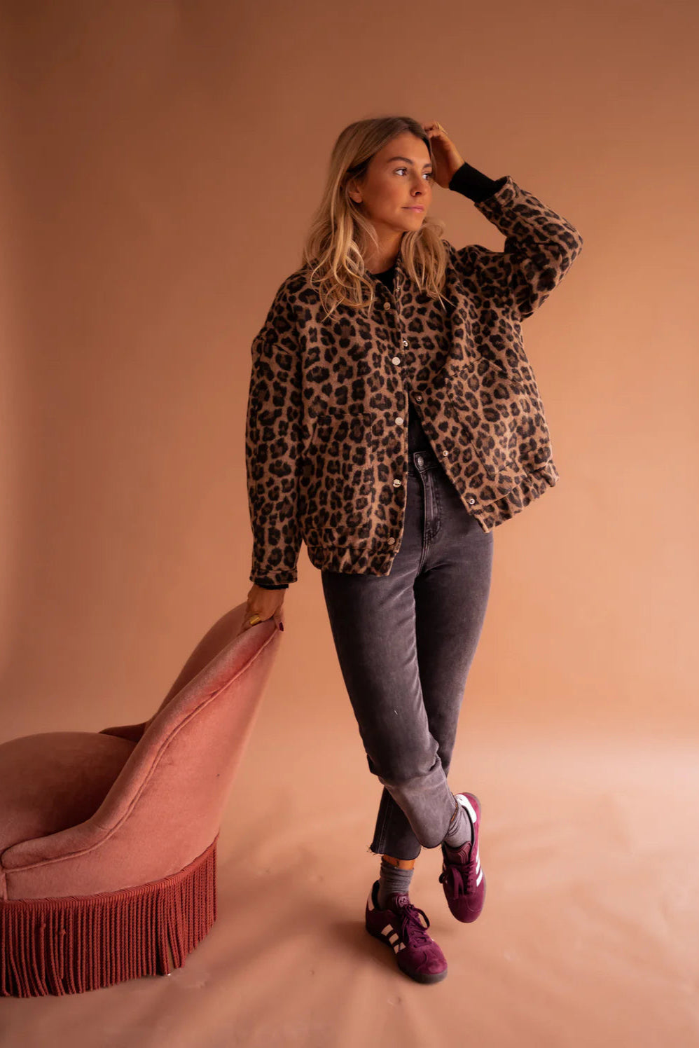 Nova | Leopard-Bomberjakke