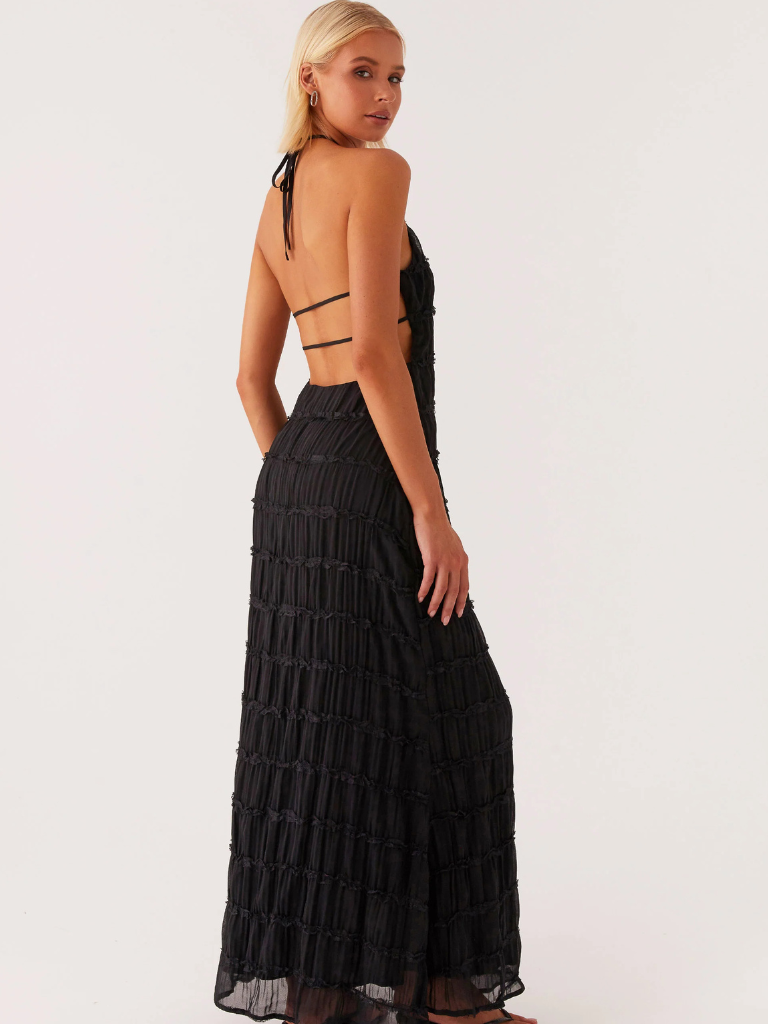 Sofie | Halterneck Maxi Kjole