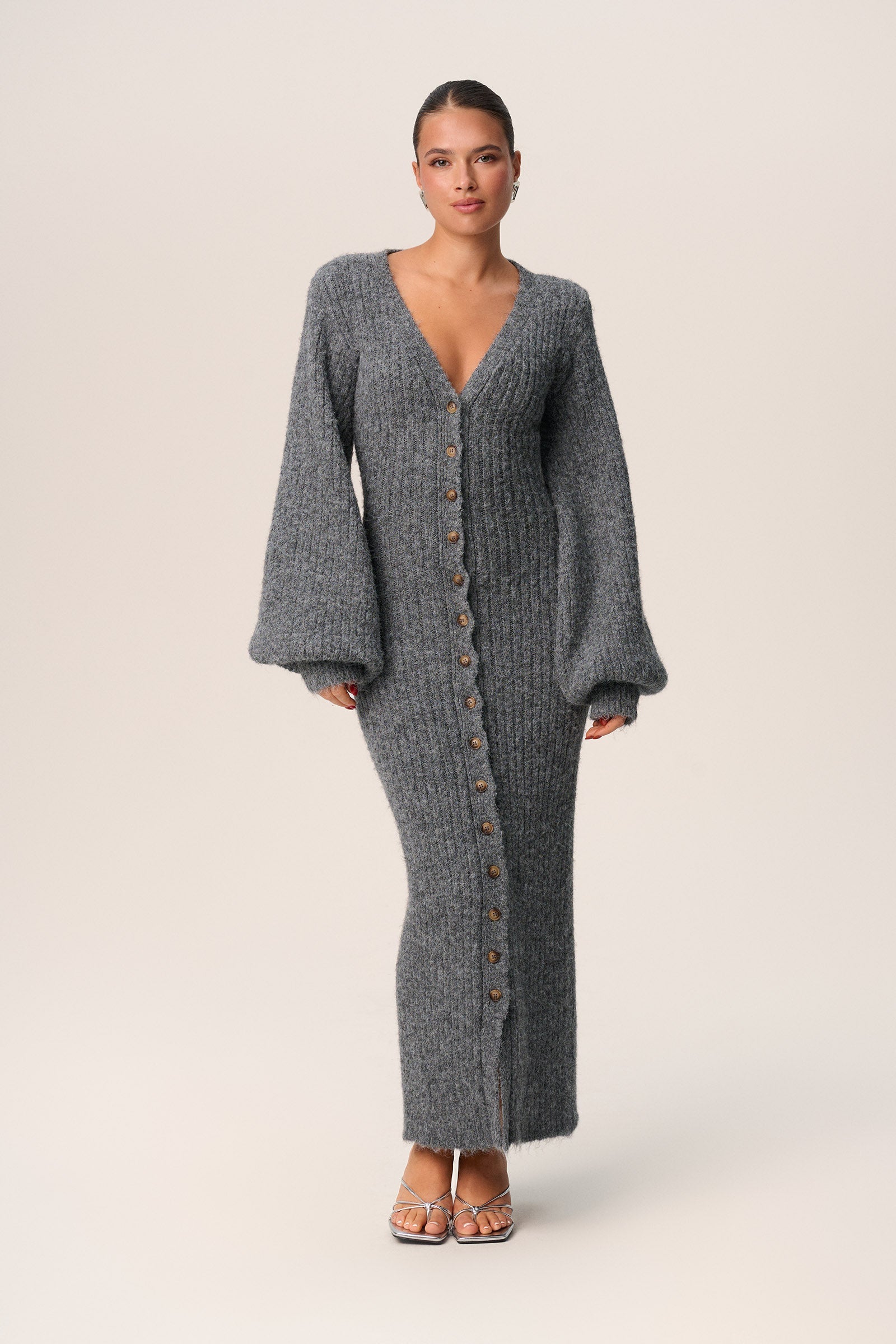 Freya | Lang strikket cardigan