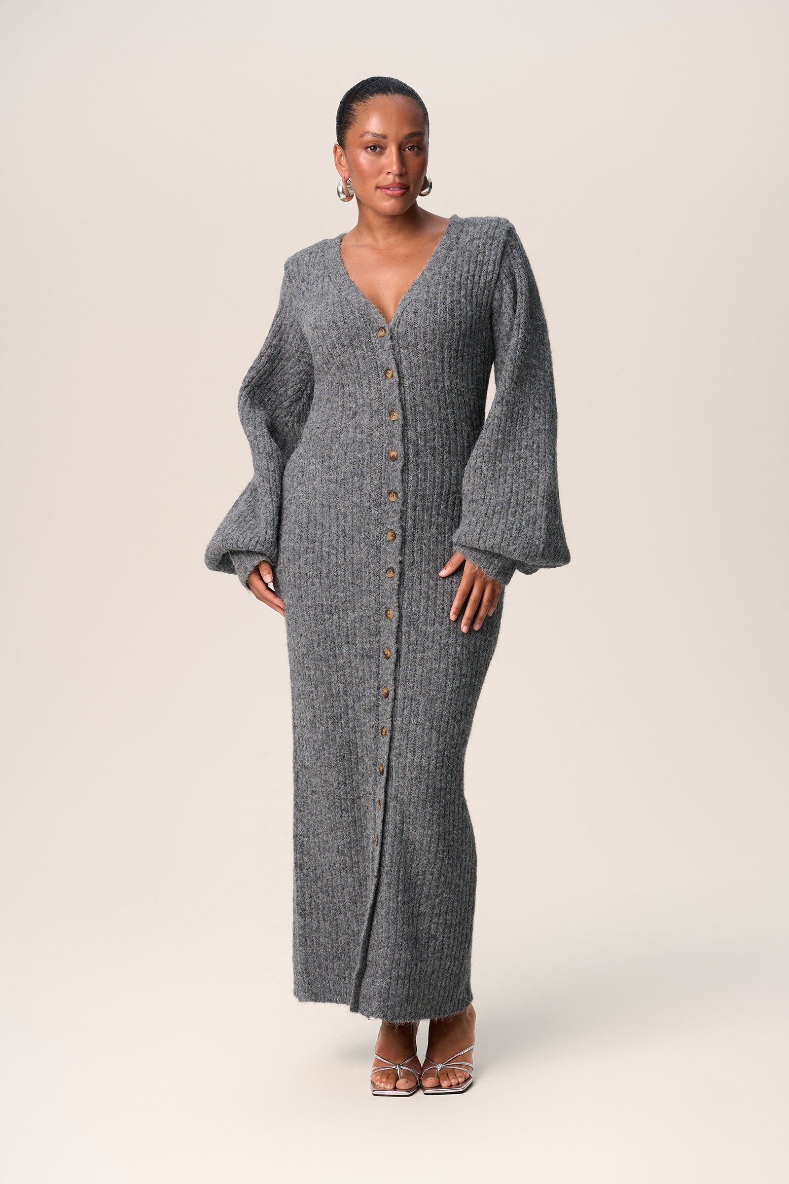 Freya | Lang strikket cardigan