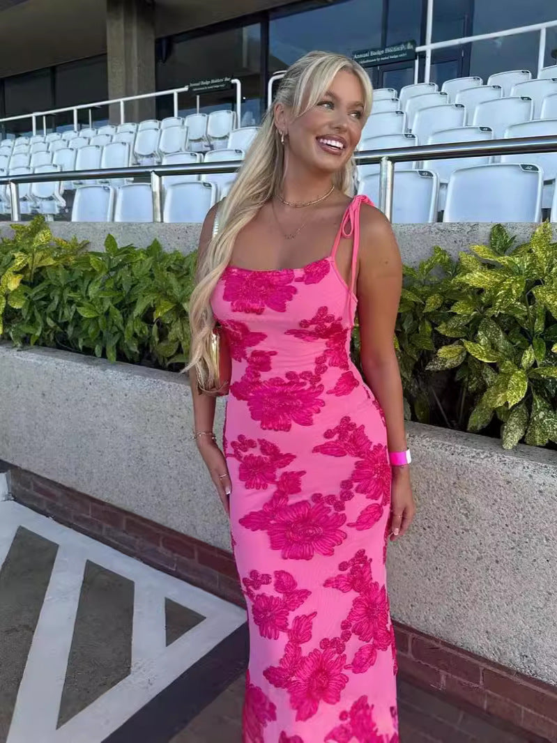 Maren | Blomstrete Maxi Kjole