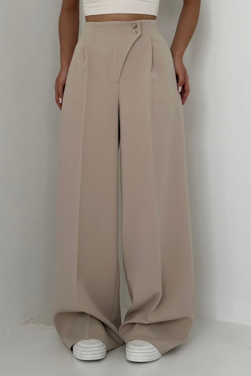 Lena | High-Waisted Wide-Leg Bukser