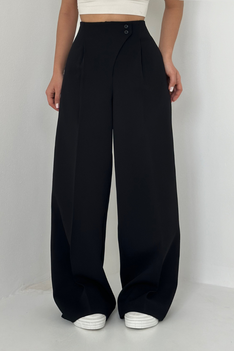 Lena | High-Waisted Wide-Leg Bukser