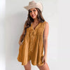Ina | Denim Romper