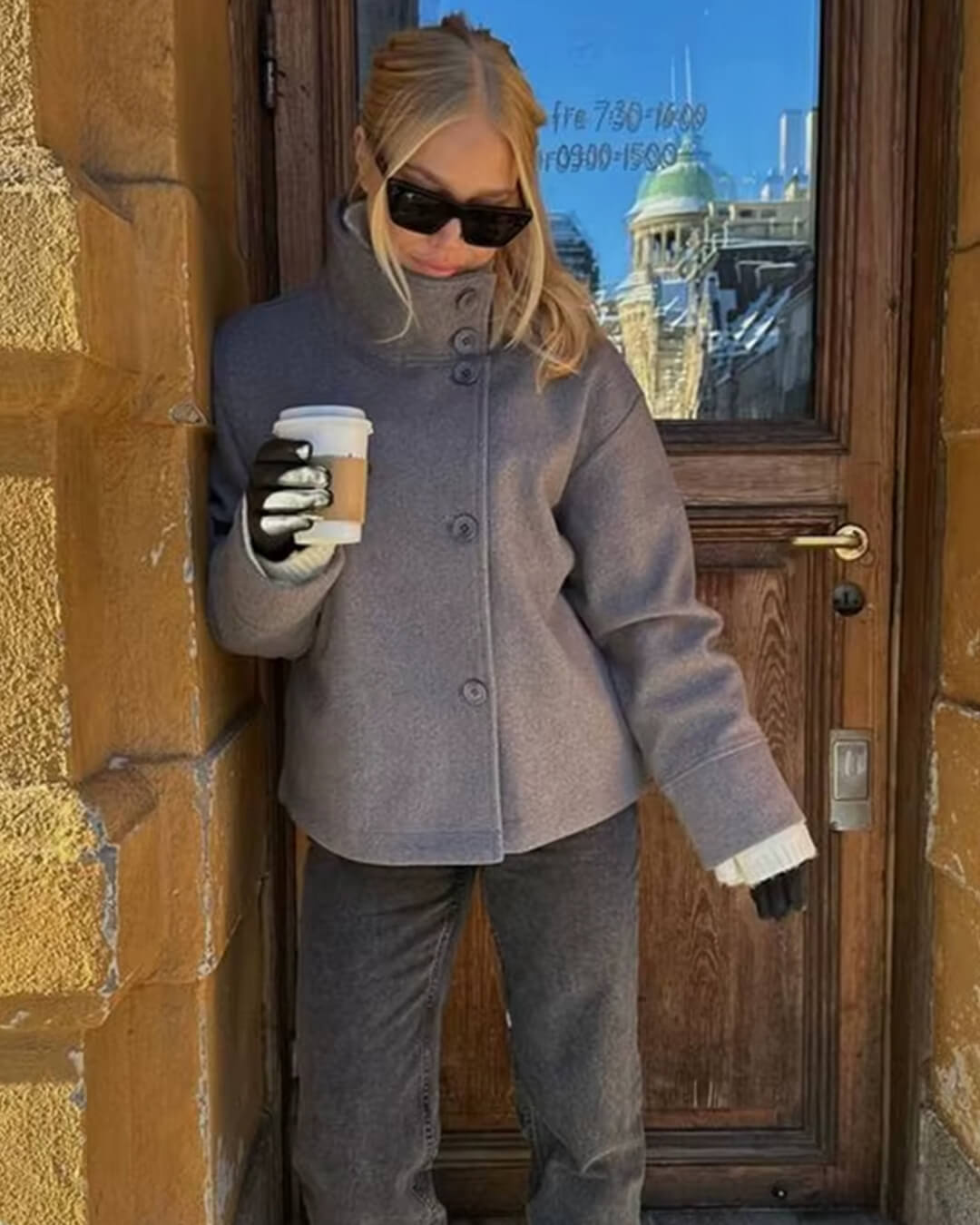 Claire | Kort trenchcoat for damer