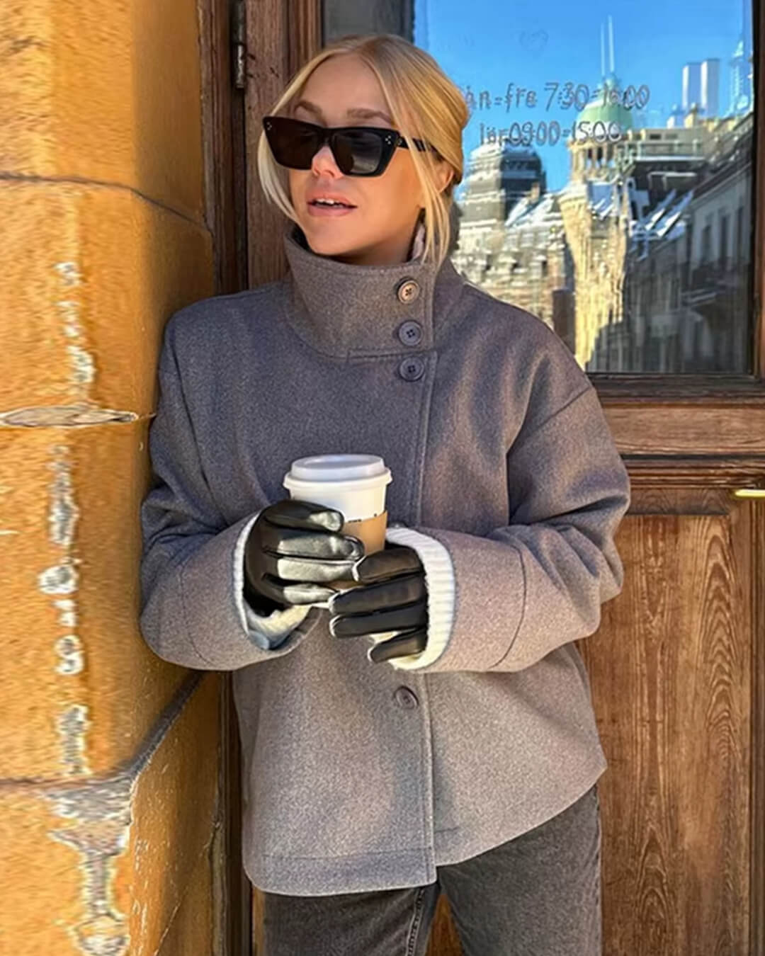 Claire | Kort trenchcoat for damer