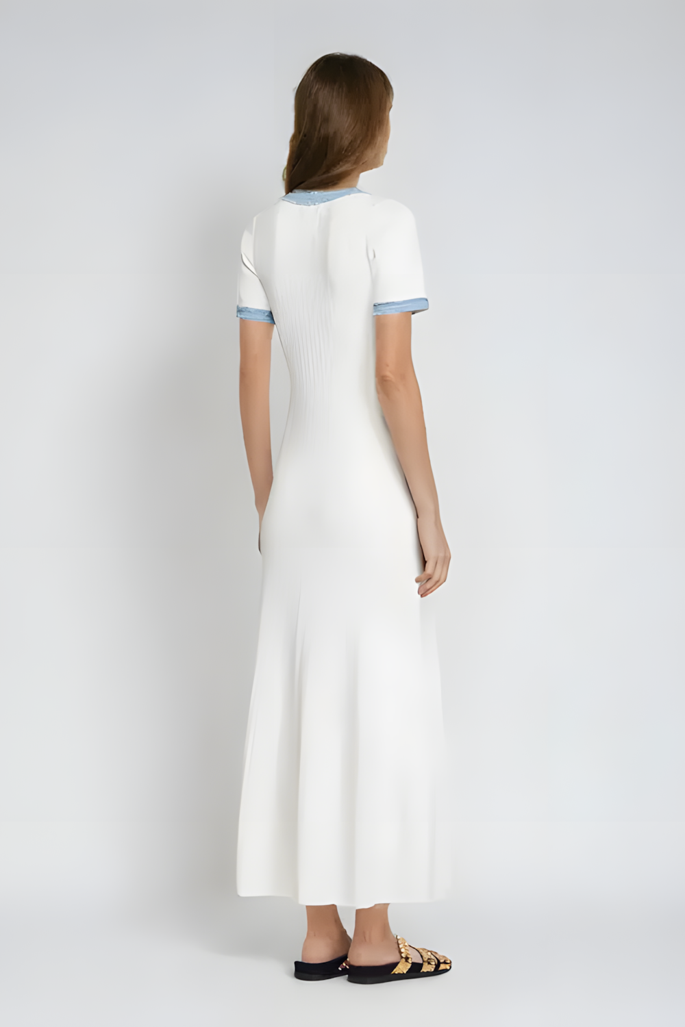 Vayla | Knit & Denim Dress