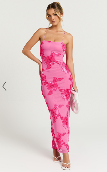 Maren | Blomstrete Maxi Kjole