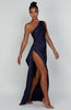 Solveig | One-Shoulder Sateng Kjole