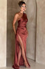 Solveig | One-Shoulder Sateng Kjole