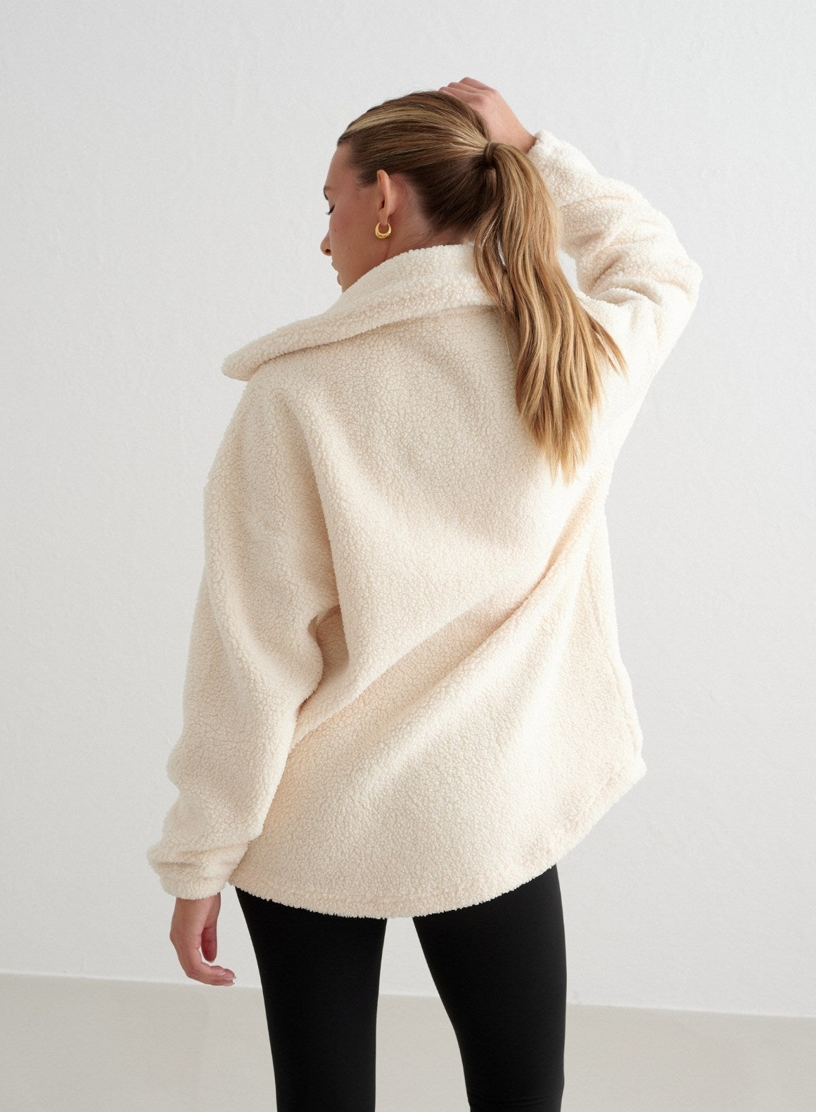 Maja | Almond White Frottejakk - UTSOLGT