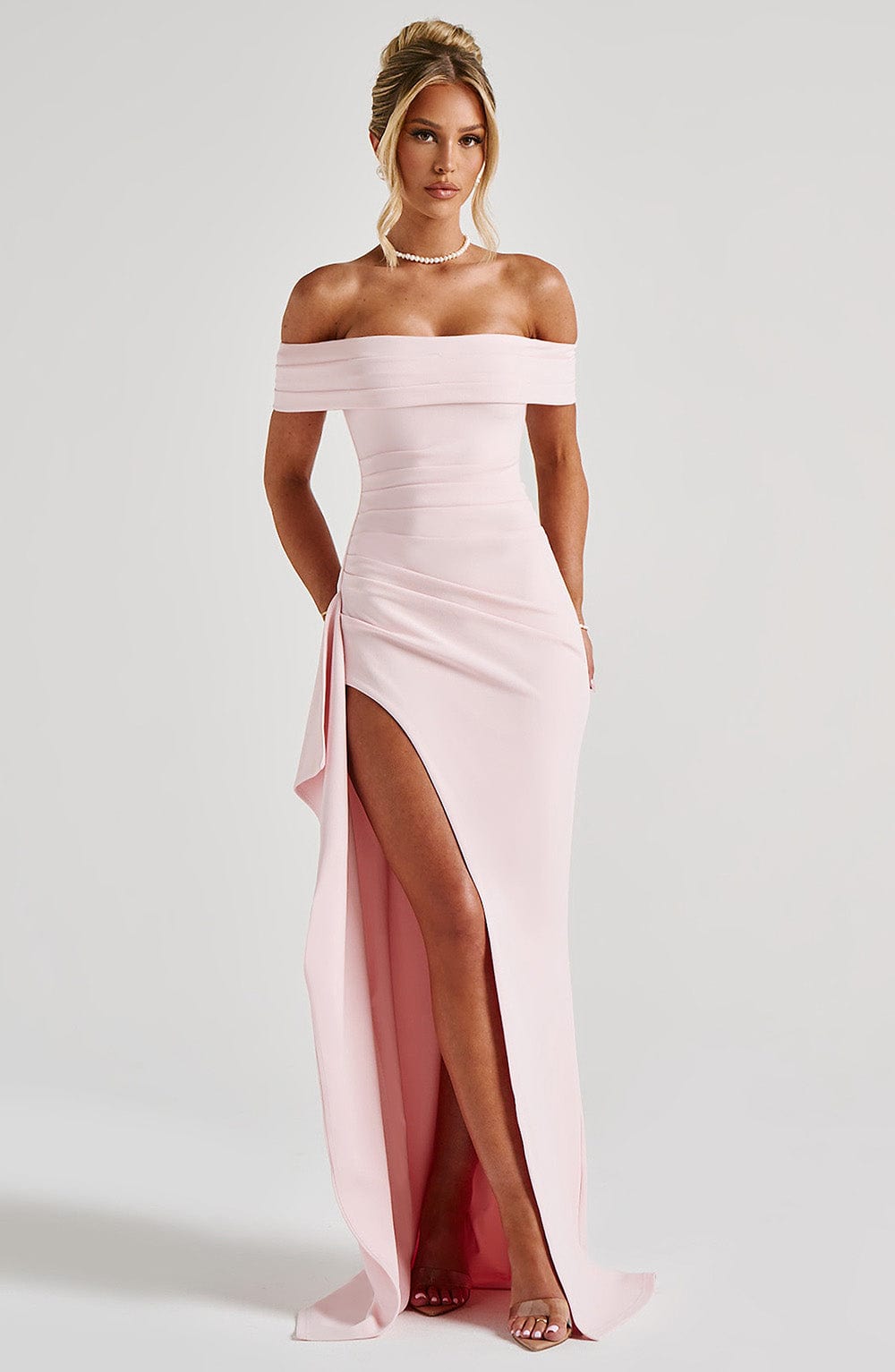 Synnøve | Elegant Maxikjole i Blush