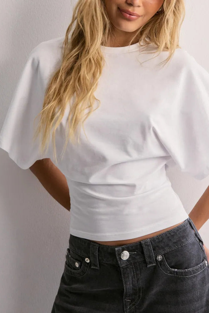 Gudrun |  Topp med vide ermer