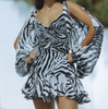 Gaia | Mini Ruffled kjole